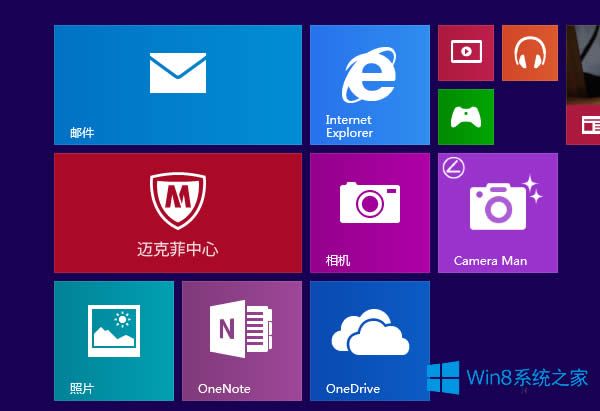 Win8.1��ô���_ʼ��Ļ�еĳ���ŵ�������