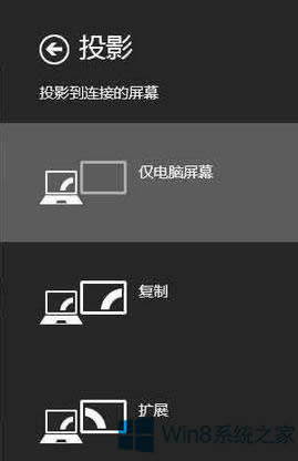 Win8�Pӛ����ô�B���ҕ�C�@ʾ����ͶӰ�x��