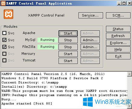 ��ô��QWin8ϵ�yXAMPP��Apacheģ�K�oЧ���}