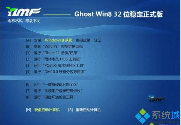 ����ľ�Lghost win8 32λ������ʽ��