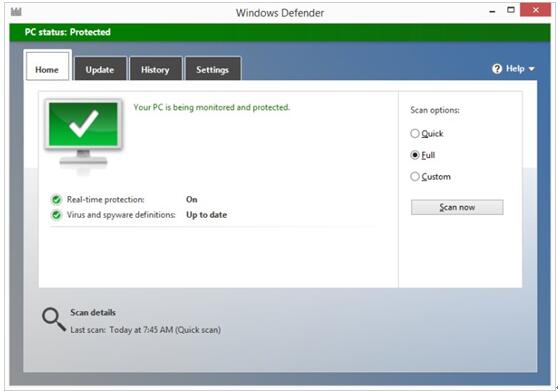 �����Windows10���ų�Windows Defender���ļ�