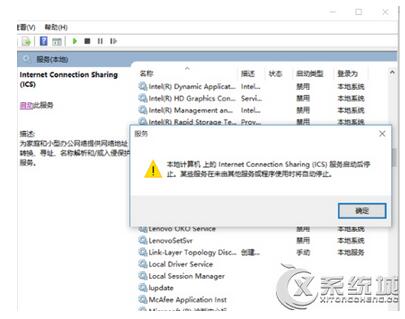 ʲô��ICS���գ�Win10 ICS���Ն��Ӻ�ֹͣ�Ķ�N��Q����