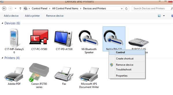 Win8.1系統(tǒng)藍(lán)牙耳機(jī)無法自動連接的處理方法