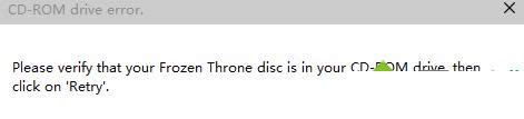 Win10系統(tǒng)玩游戲提示CD-ROM drive error如何處理