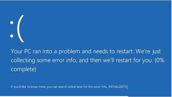 Win10更新TH2后出現(xiàn)藍(lán)屏問題的步驟圖解
